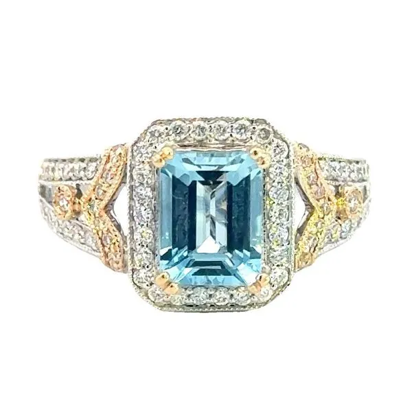 14ktt Aquamarine & Diamond Ring Bryan Jewelry Prattville, AL