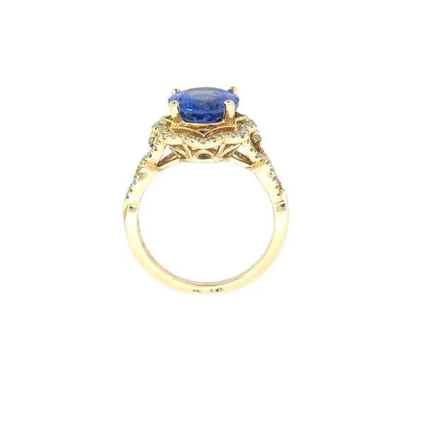 Tanzanite & Diamond Ring in 14ky Image 4 Bryan Jewelry Prattville, AL