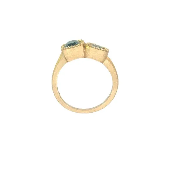 Satin Luxe, Brilliant Blues, Blue Topaz Ring in 14ky Image 4 Bryan Jewelry Prattville, AL