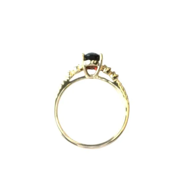 Garnet & Diamond Ring Image 2 Bryan Jewelry Prattville, AL