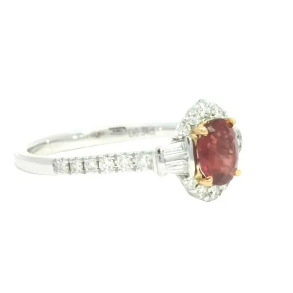 Ruby & Diamond Ring in 18ktt Image 4 Bryan Jewelry Prattville, AL