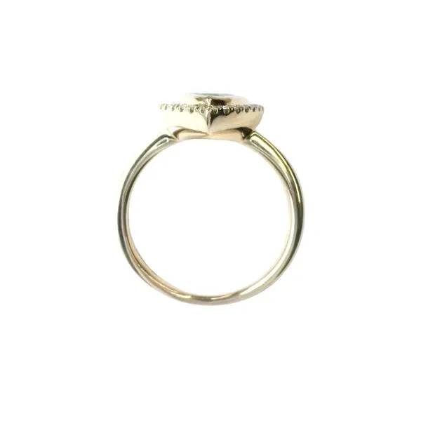 Peridot & Diamond Ring in 14ky Image 3 Bryan Jewelry Prattville, AL