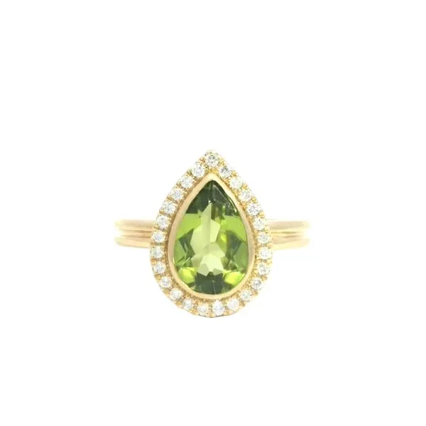 Peridot & Diamond Ring in 14ky Bryan Jewelry Prattville, AL