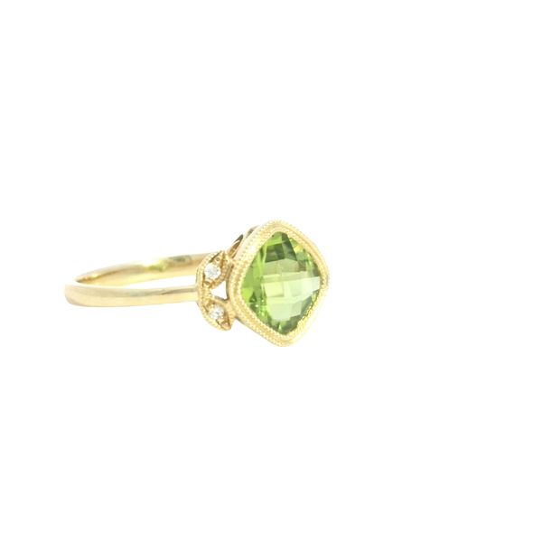 Peridot & Diamond ring Image 4 Bryan Jewelry Prattville, AL