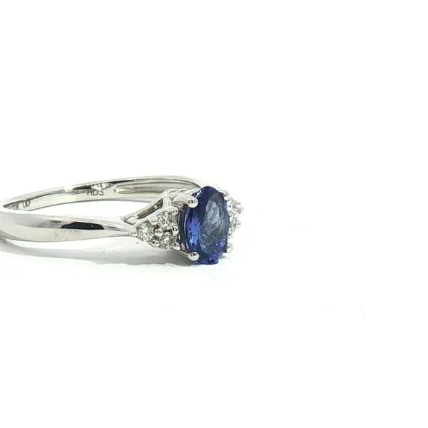 Tanzanite & Diamond Fashion Ring in 10kw Image 2 Bryan Jewelry Prattville, AL