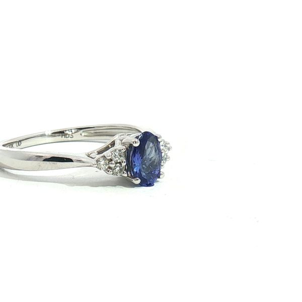 Tanzanite & Diamond Fashion Ring in 10kw Image 2 Bryan Jewelry Prattville, AL