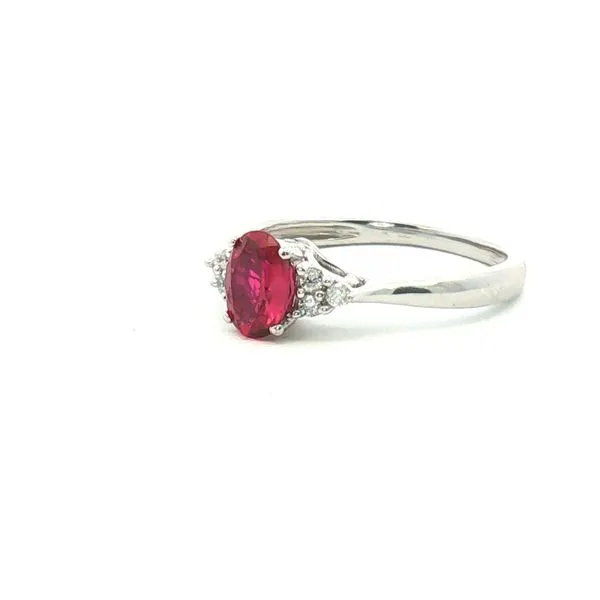 Ruby & Diamond Fashion Ring in 10kw Image 3 Bryan Jewelry Prattville, AL