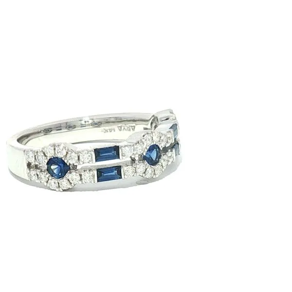 Diamond & Sapphire Ring Image 3 Bryan Jewelry Prattville, AL