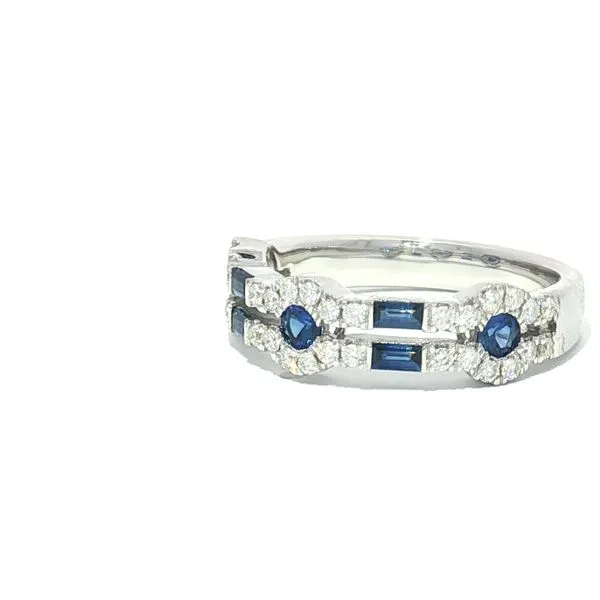 Diamond & Sapphire Ring Image 4 Bryan Jewelry Prattville, AL