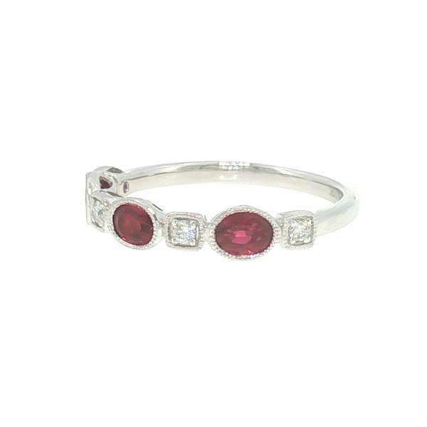 A passionate pop of crimson with timeless sparkle Image 3 Bryan Jewelry Prattville, AL