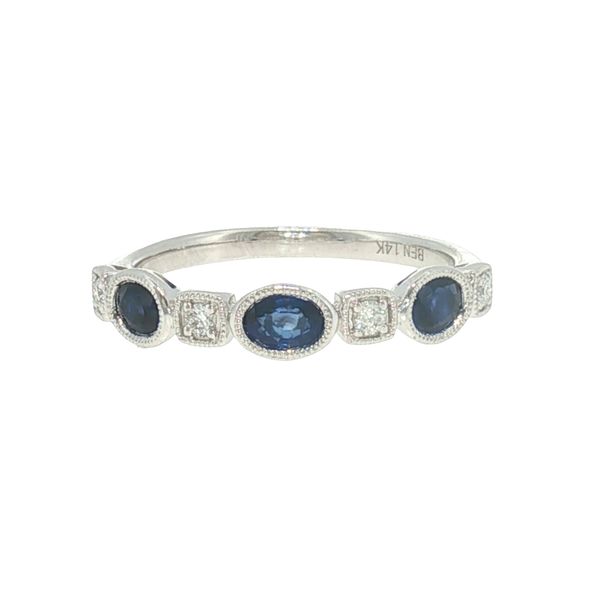 Midnight Radiance Sapphire & Diamond Band Bryan Jewelry Prattville, AL