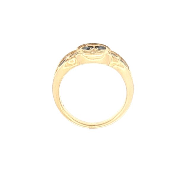 Floral Essence: Sapphire & Diamond Statement Ring Image 2 Bryan Jewelry Prattville, AL