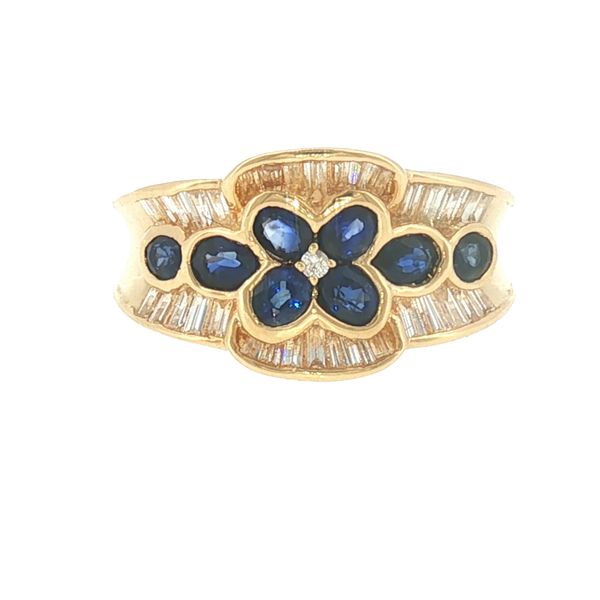 Floral Essence: Sapphire & Diamond Statement Ring Bryan Jewelry Prattville, AL