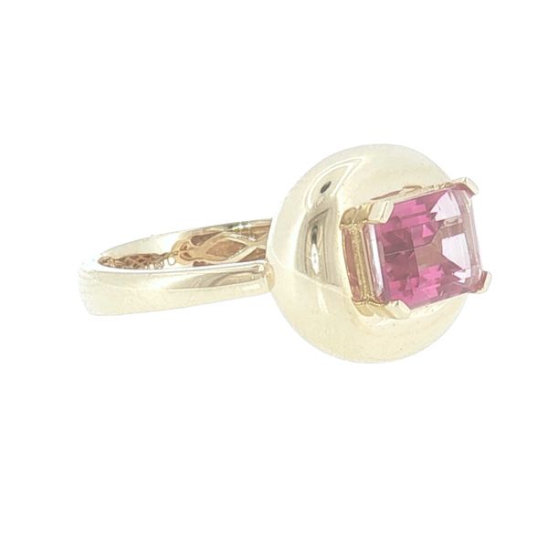 Sleek Gold Styling with a Modern East-to-West Gemstone Statement.-The Aurora Ring Image 3 Bryan Jewelry Prattville, AL