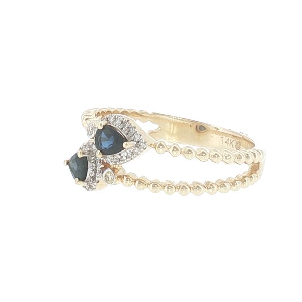 Graceful Motion with Sapphire Sparkle and Stackable Style. Image 2 Bryan Jewelry Prattville, AL