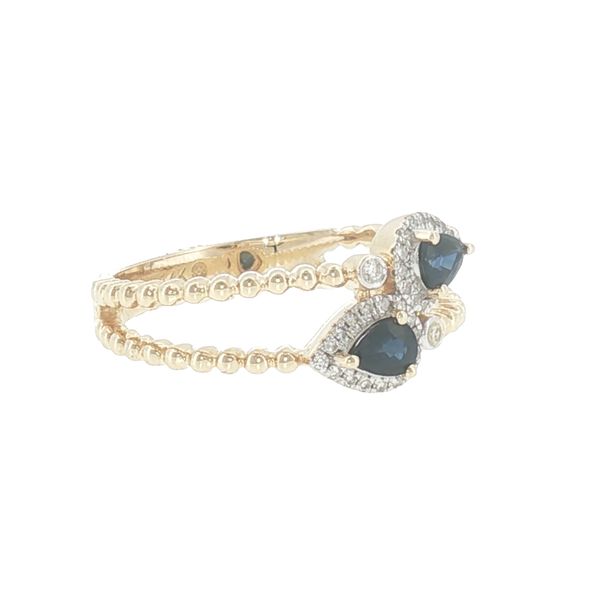 Graceful Motion with Sapphire Sparkle and Stackable Style. Image 5 Bryan Jewelry Prattville, AL