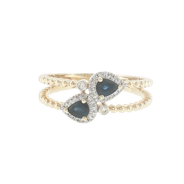 Graceful Motion with Sapphire Sparkle and Stackable Style. Bryan Jewelry Prattville, AL