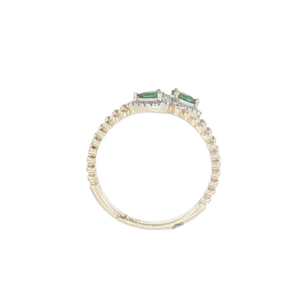 Graceful Motion with Emerald Sparkle and Stackable Style. Image 5 Bryan Jewelry Prattville, AL