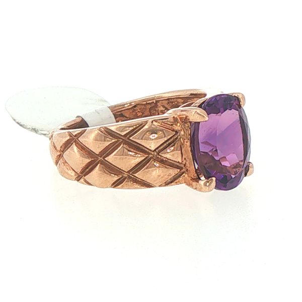 Estate Oval Amethyst Ring Image 2 Bryan Jewelry Prattville, AL