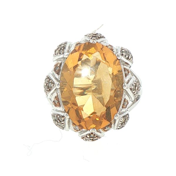 Estate Citrine & Diamond Ring Bryan Jewelry Prattville, AL