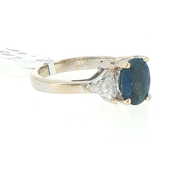 Estate Sapphire & Diamond Ring Image 2 Bryan Jewelry Prattville, AL
