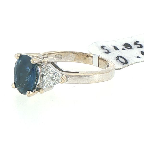 Estate Sapphire & Diamond Ring Image 3 Bryan Jewelry Prattville, AL