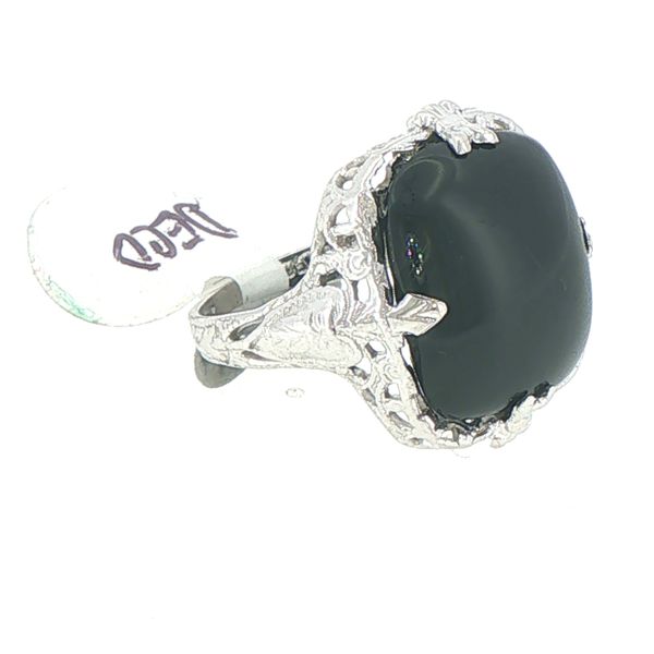 Art Deco Estate Onyx Ring Image 2 Bryan Jewelry Prattville, AL