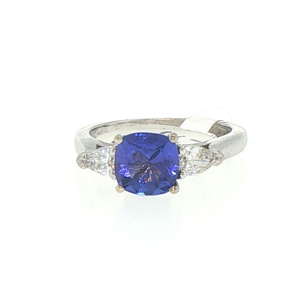 Estate Tanzanite & Diamond Three Stone Ring Bryan Jewelry Prattville, AL