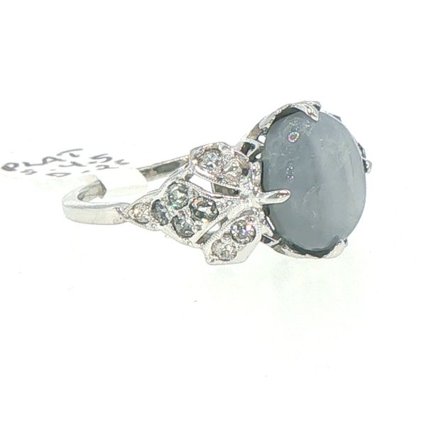 Estate Art Deco Star Sapphire Ring Image 2 Bryan Jewelry Prattville, AL