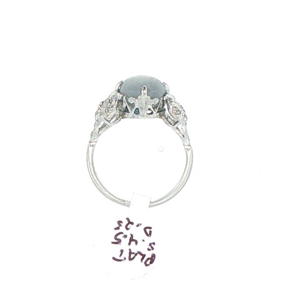 Estate Art Deco Star Sapphire Ring Image 5 Bryan Jewelry Prattville, AL