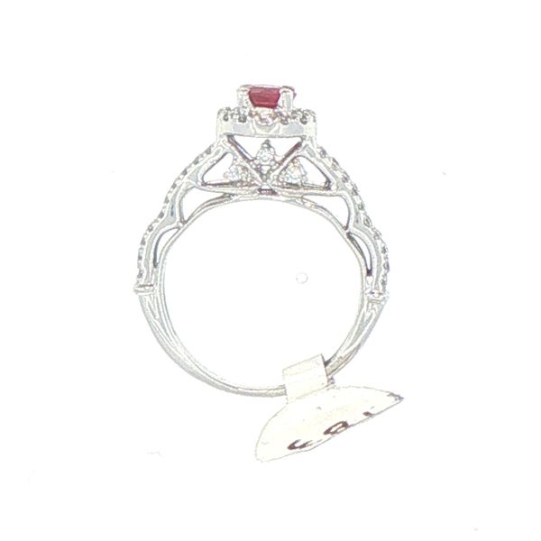 Estate Ruby & Diamond Ring Image 5 Bryan Jewelry Prattville, AL