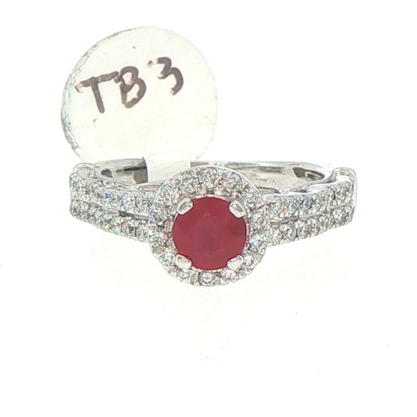 Estate Ruby & Diamond Ring Bryan Jewelry Prattville, AL