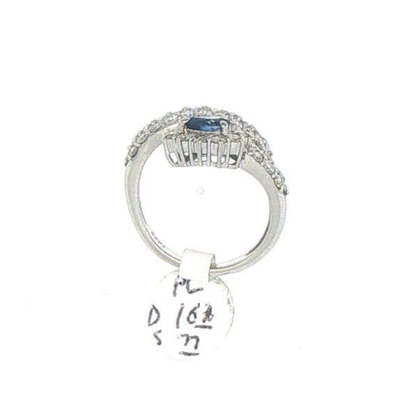 Estate Sapphire & Diamond Wrap Ring Image 5 Bryan Jewelry Prattville, AL