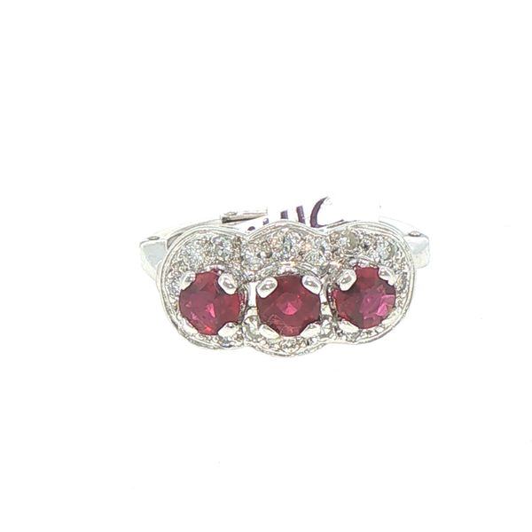Ruby Trio Estate Ring Bryan Jewelry Prattville, AL