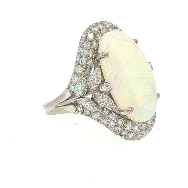 Opal Radiance Estate Ring Image 2 Bryan Jewelry Prattville, AL