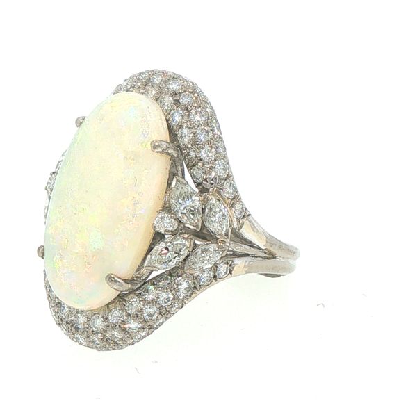 Opal Radiance Estate Ring Image 3 Bryan Jewelry Prattville, AL