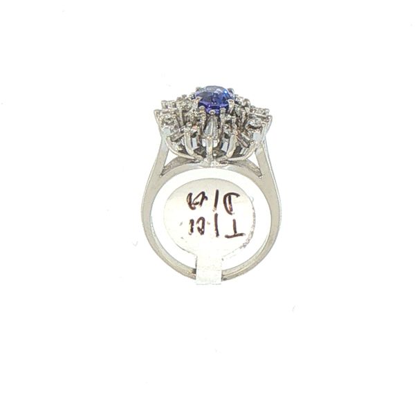 Tanzanite Sparkle Estate Ring Image 5 Bryan Jewelry Prattville, AL