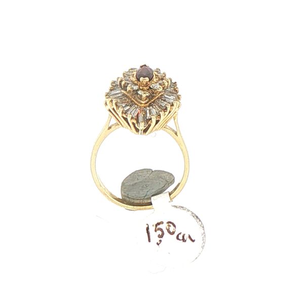 Ruby Ballerina Estate Ring Image 5 Bryan Jewelry Prattville, AL