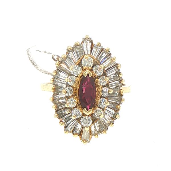 Ruby Ballerina Estate Ring Bryan Jewelry Prattville, AL