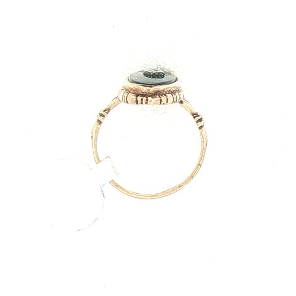 Elongated Onyx Estate Ring Image 5 Bryan Jewelry Prattville, AL