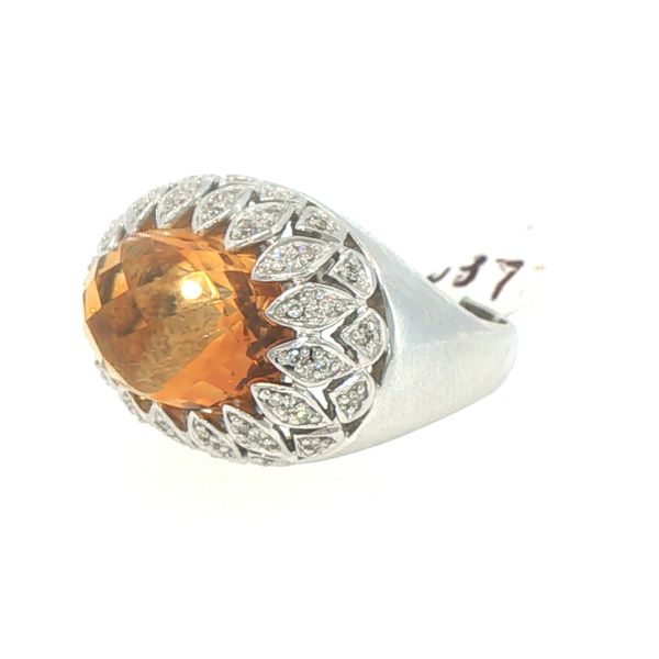Golden Glow Estate Citrine Ring Image 4 Bryan Jewelry Prattville, AL