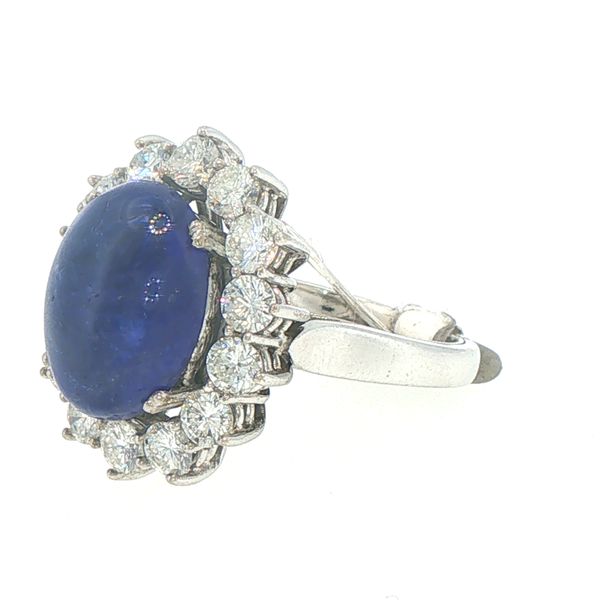 Tanzanite & Diamond Estate Ring Image 3 Bryan Jewelry Prattville, AL