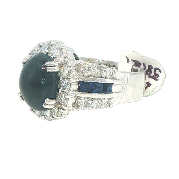 Sapphire & Diamond Estate Ring Image 3 Bryan Jewelry Prattville, AL