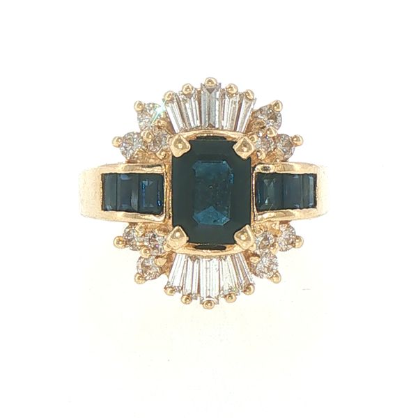 Sapphire & Diamond Estate Ring Bryan Jewelry Prattville, AL