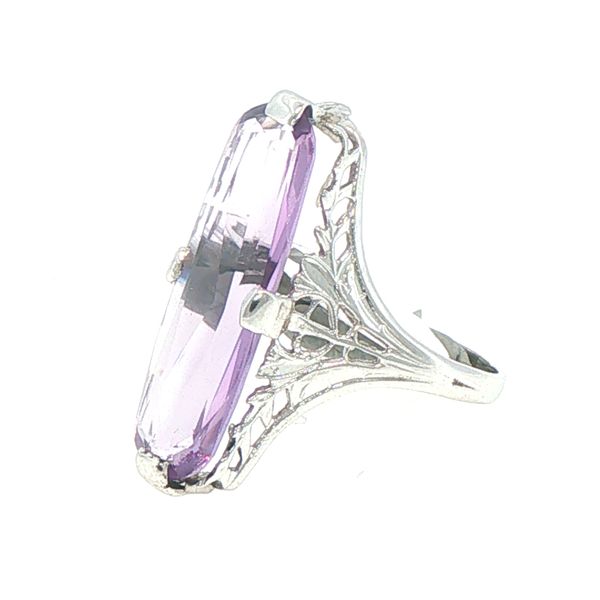 Art Deco Amethyst Estate Ring Image 3 Bryan Jewelry Prattville, AL