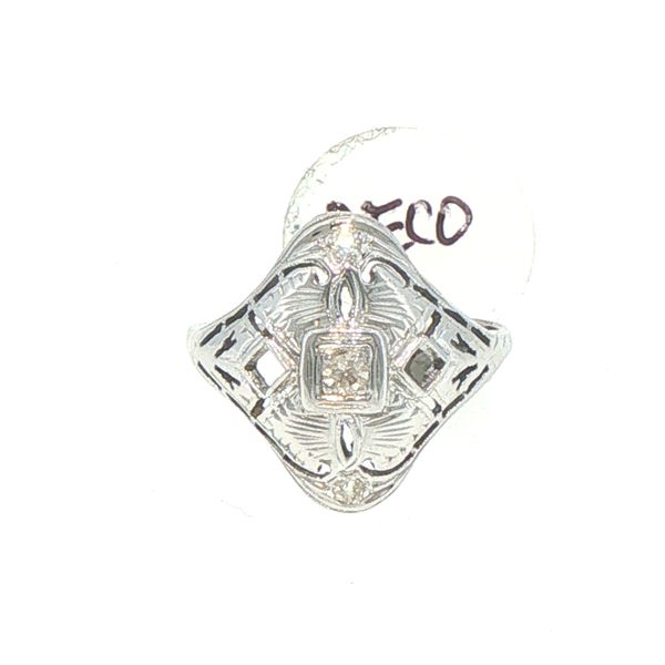 Estate Art Deco Diamond Center Ring Bryan Jewelry Prattville, AL