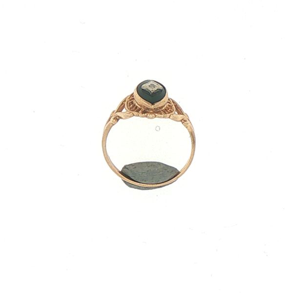 Estate Onyx & Diamond Ring Image 5 Bryan Jewelry Prattville, AL