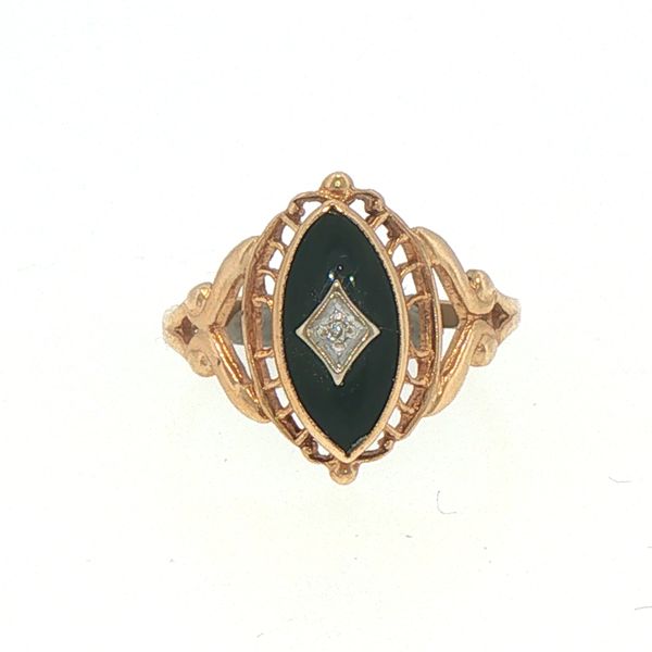 Estate Onyx & Diamond Ring Bryan Jewelry Prattville, AL