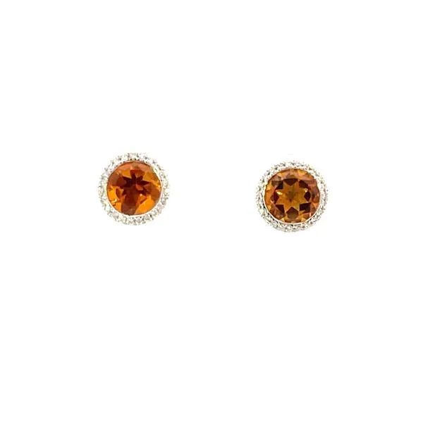 Golden Glow Citrine Studs Image 3 Bryan Jewelry Prattville, AL