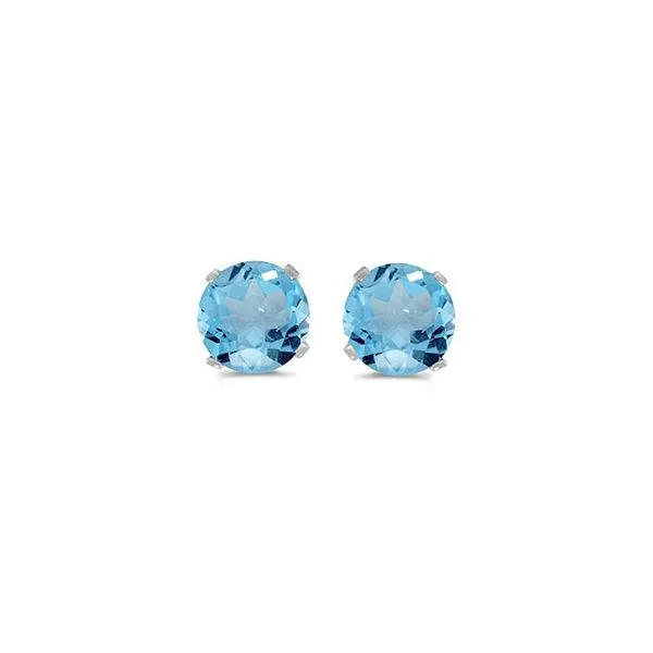 Blue Topaz Studs-5mm Bryan Jewelry Prattville, AL